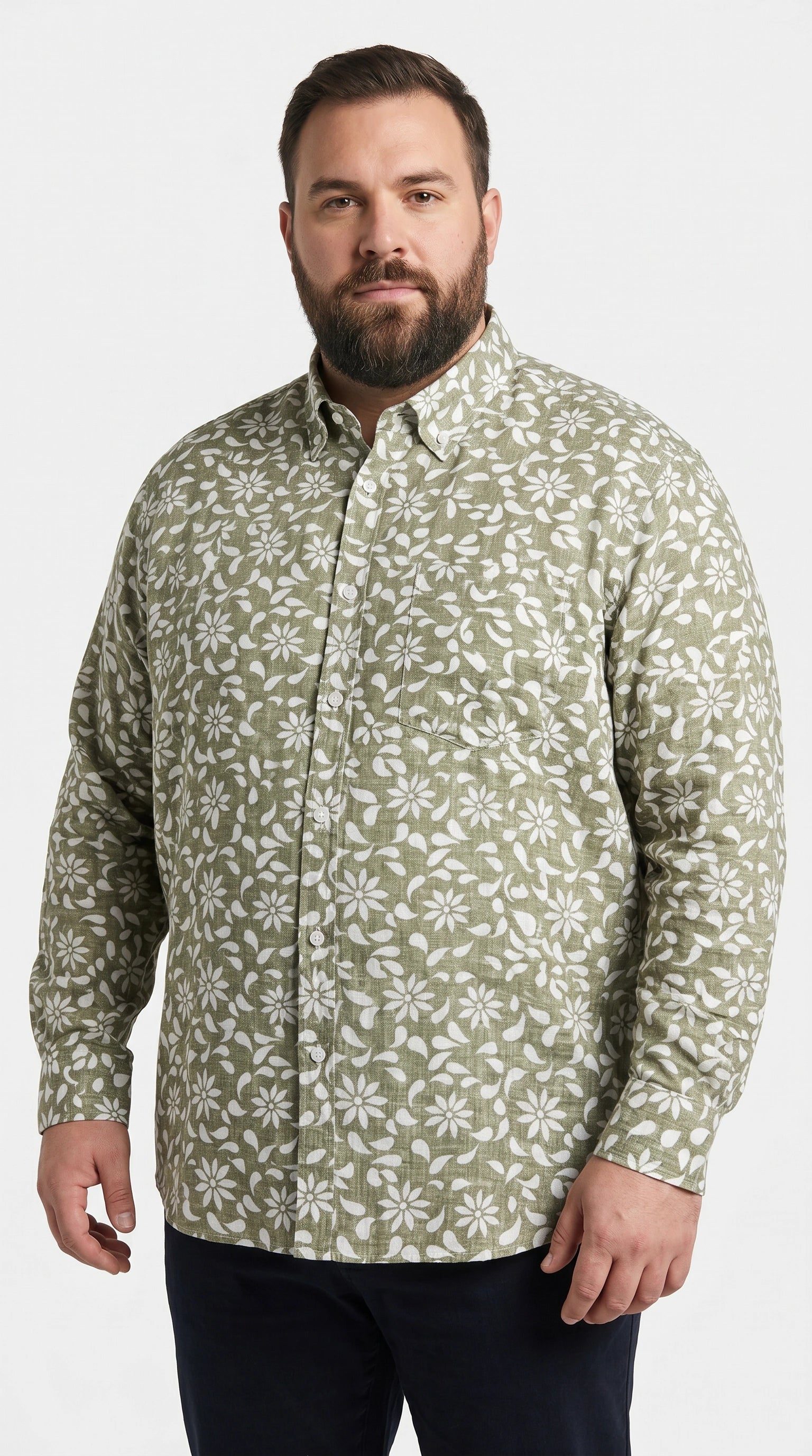 Camicia Floreale - Puro Lino
