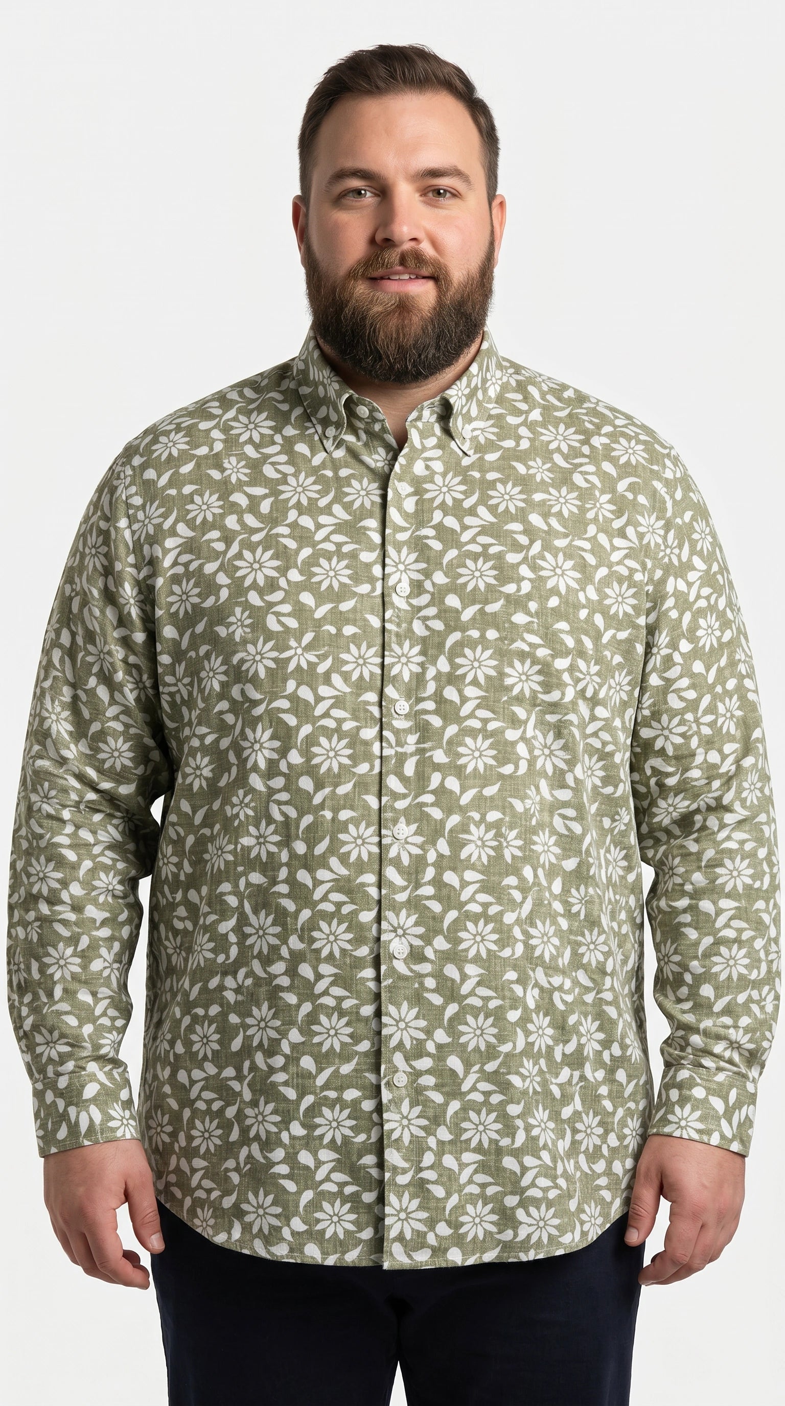 Camicia Floreale - Puro Lino