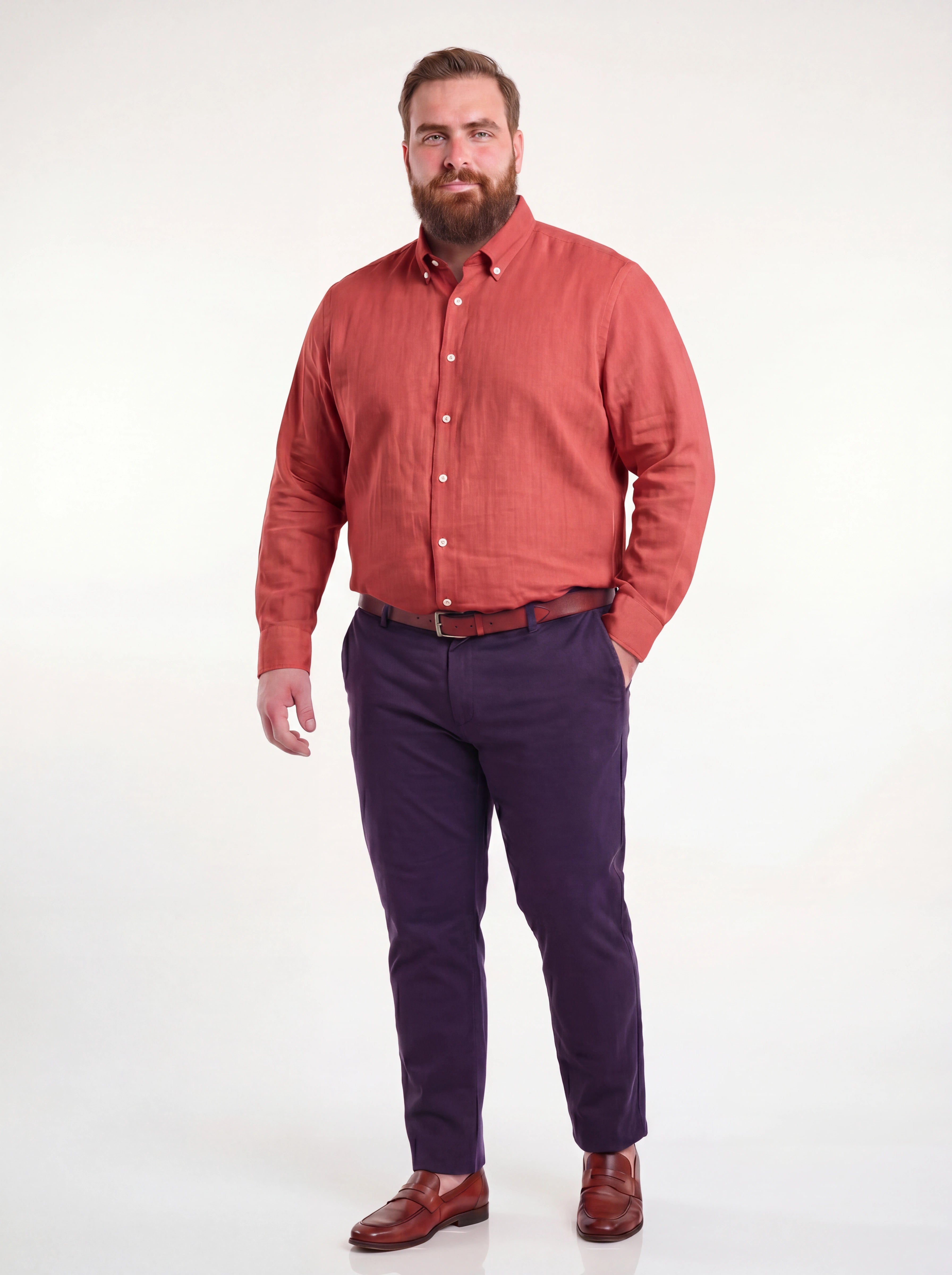 Camicia in Puro Lino Fiammato