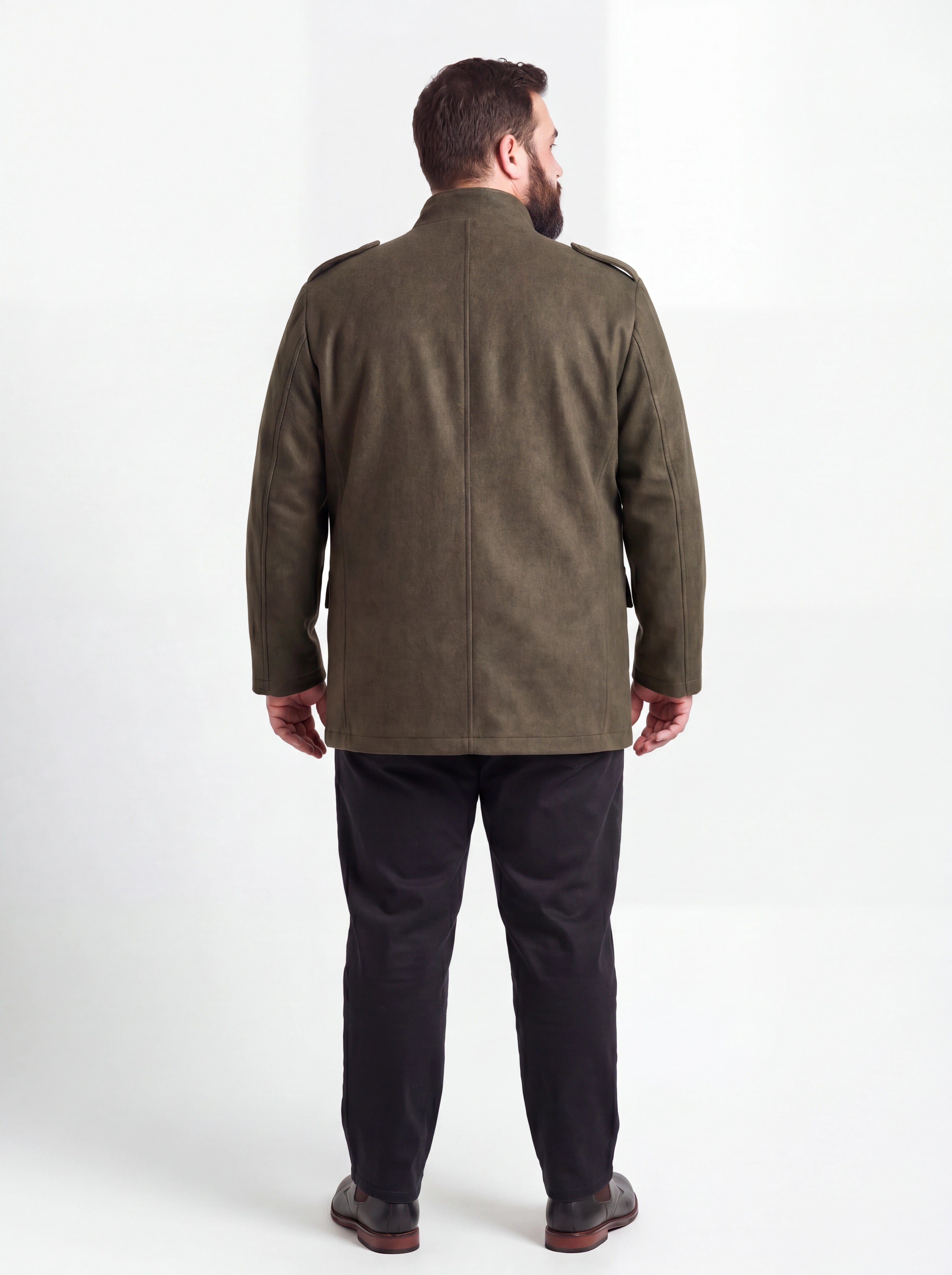 Field Jacket in Lana Impermeabile
