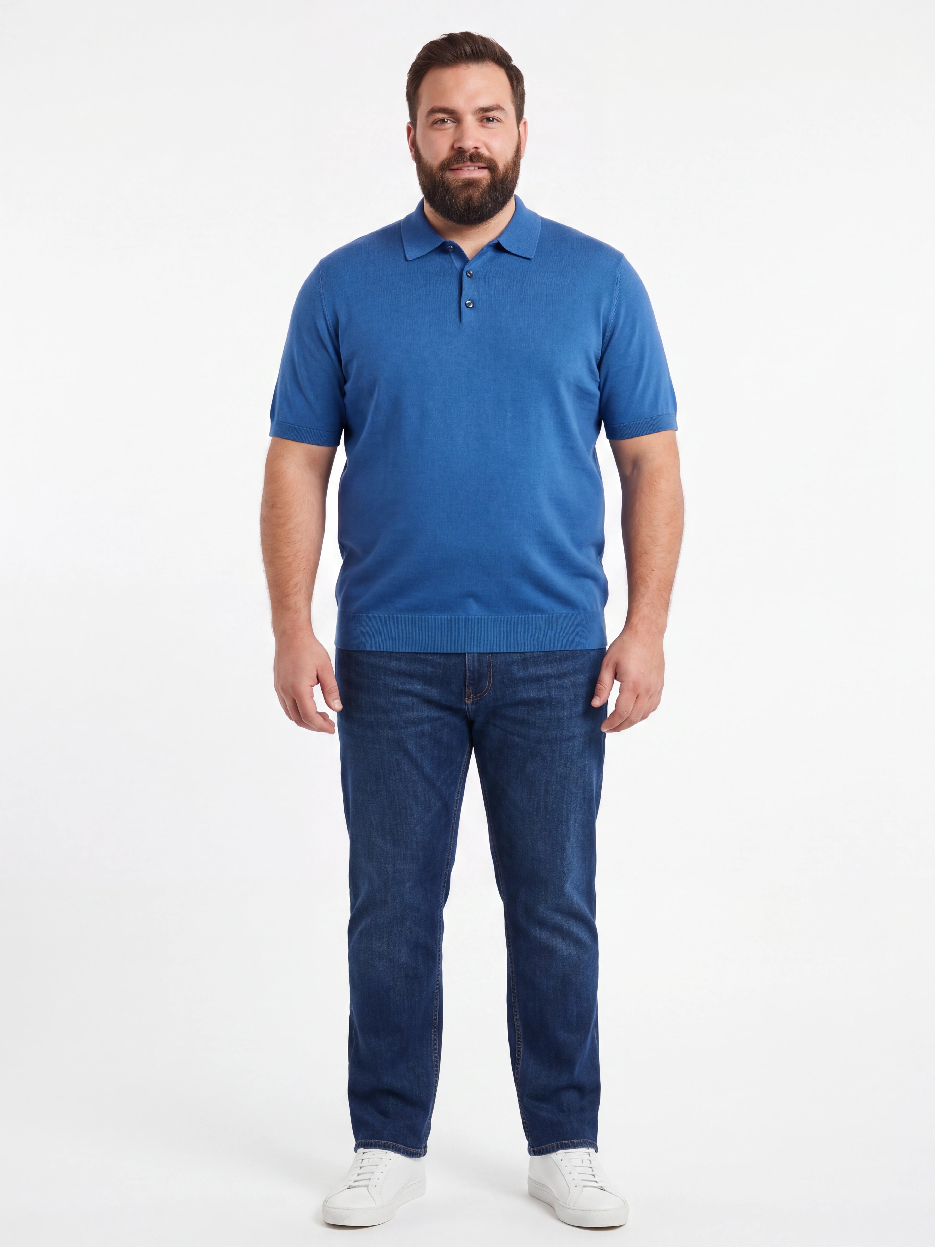 Polo in Maglia di Cotone