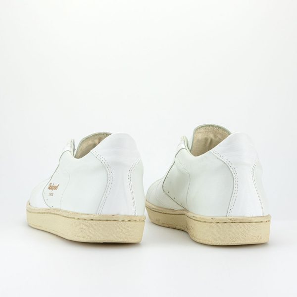 sneakers vera pelle bianche tallone