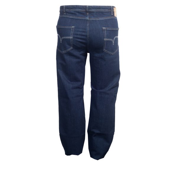 jeans fianco blu