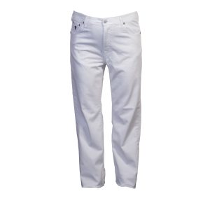 jeans cotone bianco