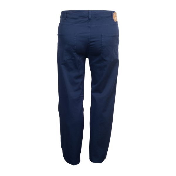 jeans dietro blu drill