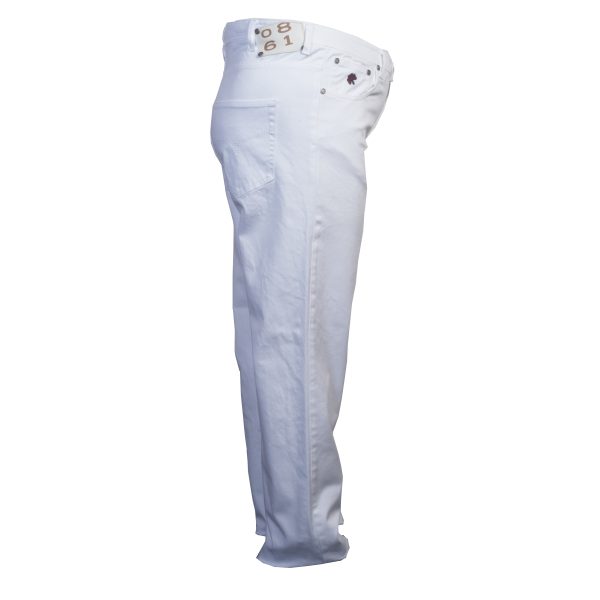 jeans lato cotone bianco