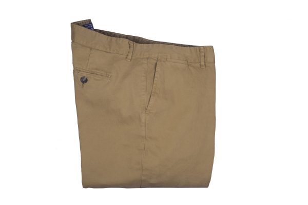 chino beige cotone