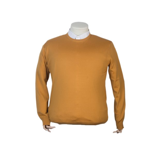 maglia merino ocra